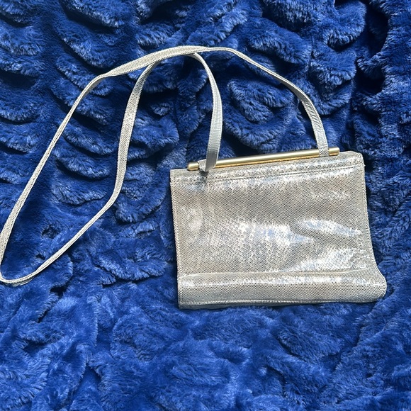 Stuart Weitzman Vintage Gold Evening Shoulder Bag - Picture 3 of 11